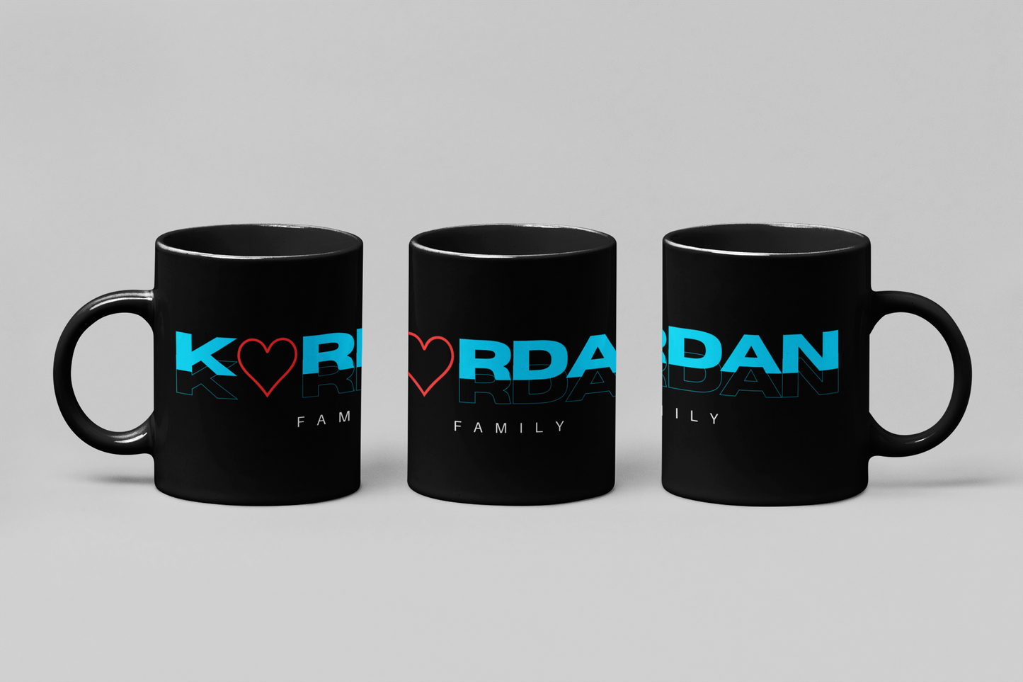 Kubek 11 oz czarny logo Kordan 6