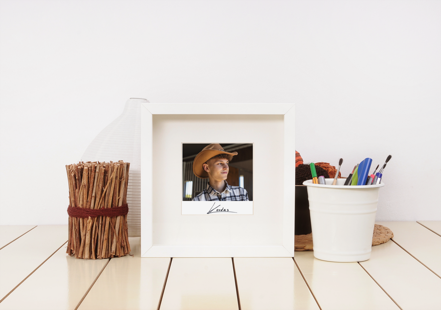 Zestaw trzech zdjęć z autografem Kordan