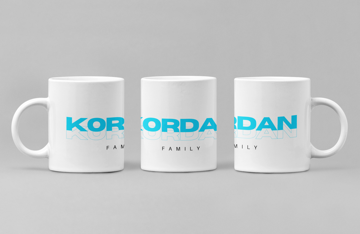 Kubek 11 oz Biały z logo Kordan 11