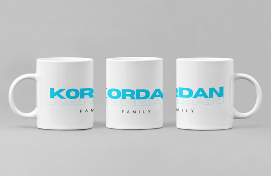 Kubek 11 oz Biały z logo Kordan 11